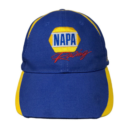 NAPA Racing Strapback Hat Blue Yellow Ron Capps #28 Chase Elliot OSFM