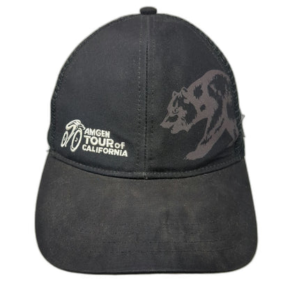 BOCO Gear Amgen Tour of California Bear Black One Size Trucker Hat Mesh Snapback