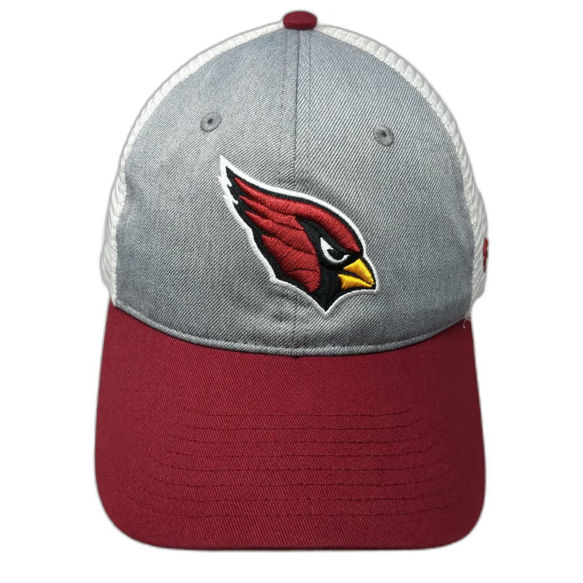 Fanatics Arizona Cardinals Trucker Hat Gray Red One Size Snapback Mesh NFL