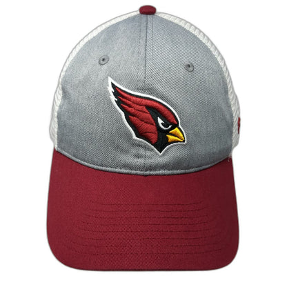Fanatics Arizona Cardinals Trucker Hat Gray Red One Size Snapback Mesh NFL