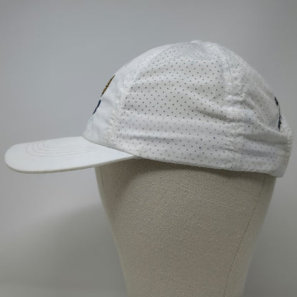 Port Authority Baseball Cap White One Size Mesh Strapback Sun Valley Tennis Hat