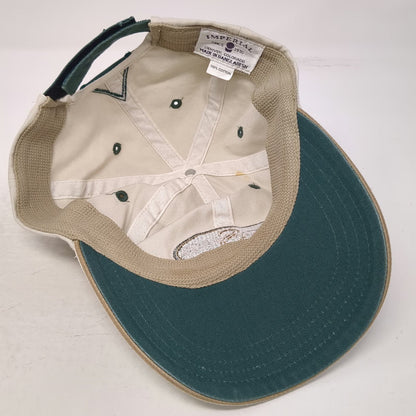 Imperial Snowmass Baseball Cap Beige One Size Green Gold Strapback Cotton Hat