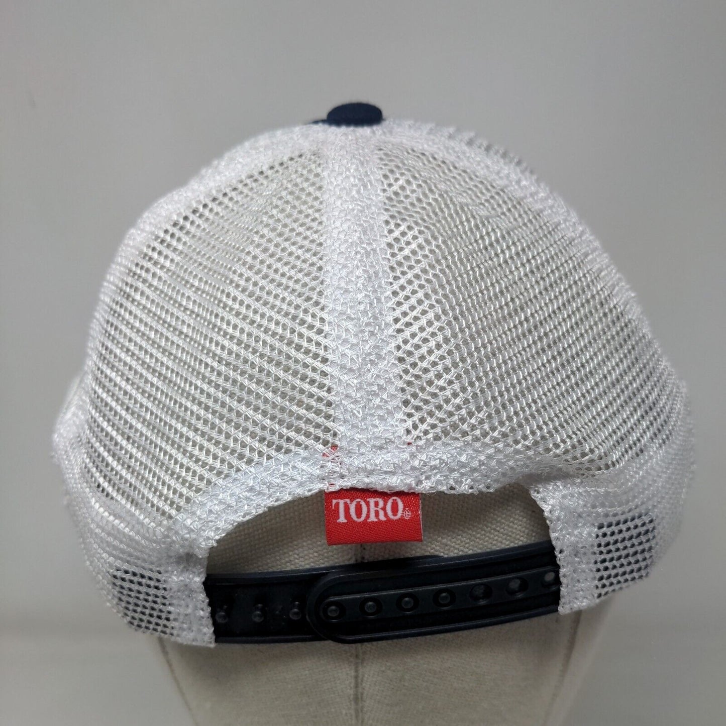 Toro Snapback Mesh Back Trucker Hat Blue OSFM Embroidered Colorblock