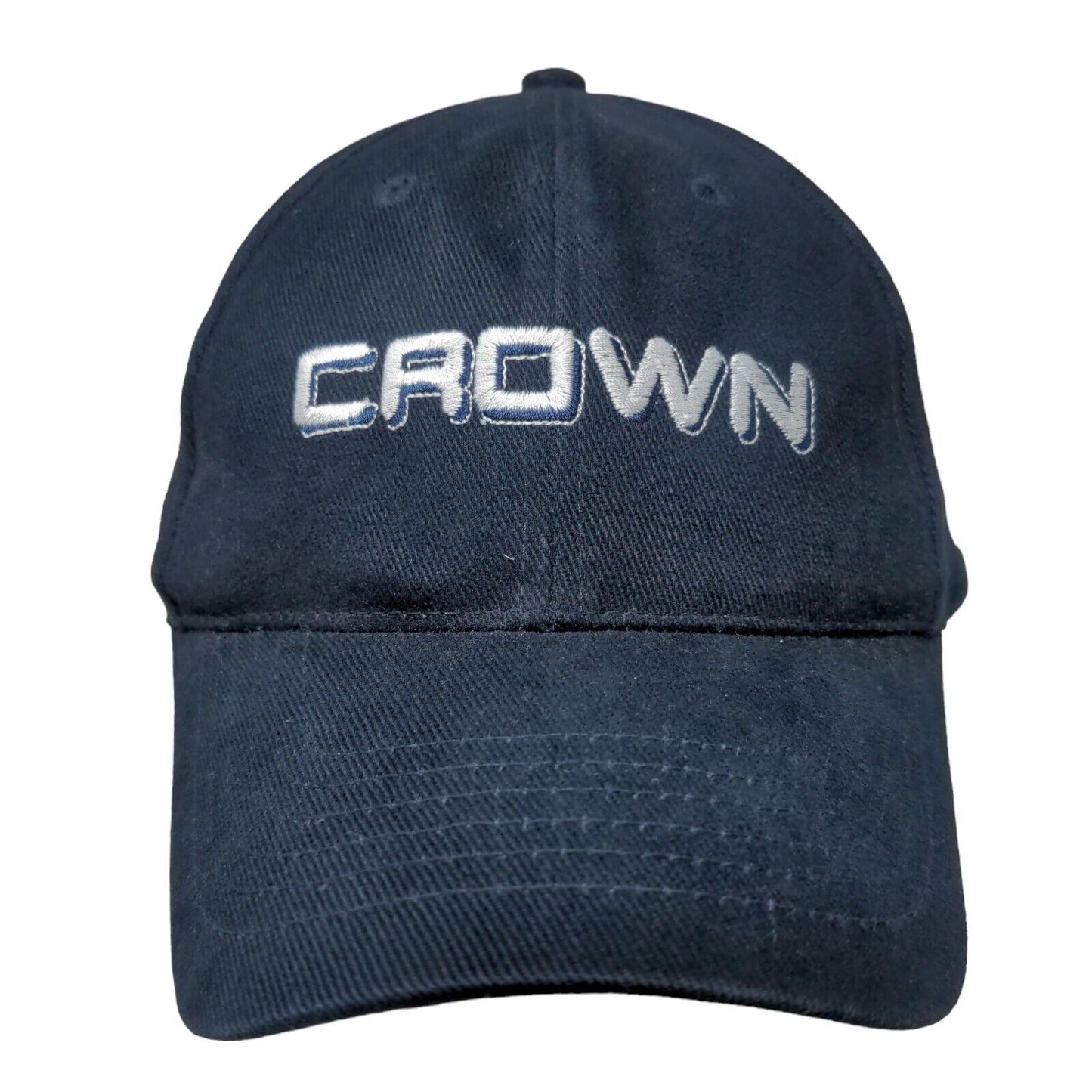 Crown Boiler Company Men's Strapback Hat Blue Size OSFA Embroidered Logo