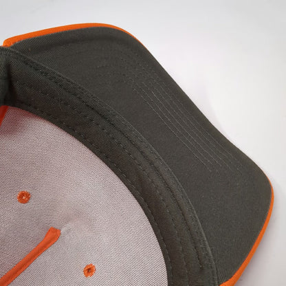 Canis Trucker Hat Orange One Size Mesh Snapback Wolf Logo Be The Wolf Hunting