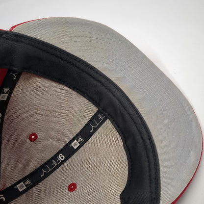 St. Louis Cardinals MLB New Era Snapback Hat Red OSFM Wool Flat Brim 9FIFTY Grey