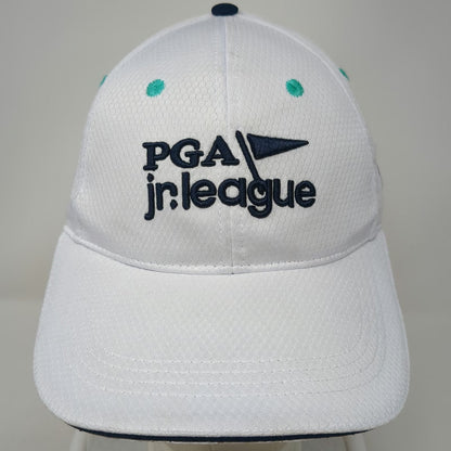 Macron Baseball Cap White One Size PGA Jr League Patterned Underbill Golf Hat