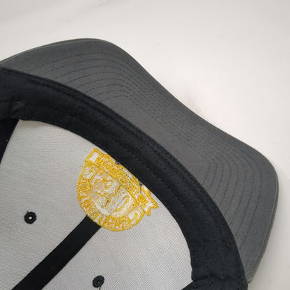Yupoong Trucker Hat Gray Black Yellow One Size Dennis Dillon 50 Years Snapback