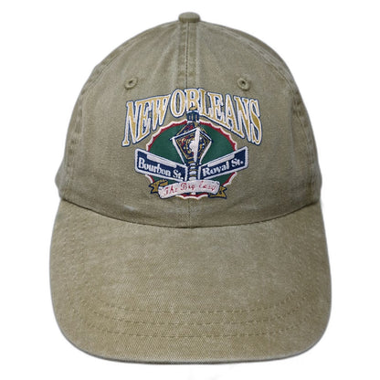 Falcon Baseball Cap Brown One Size New Orleans Bourbon Royal St The Big Easy Hat