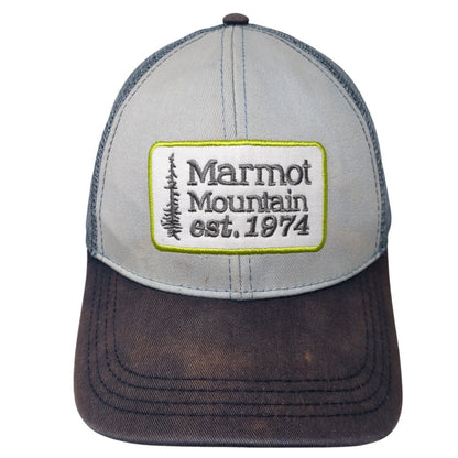 Marmot Mountain Est. 1974 Snapback Trucker Hat Multi OS Adjustable Mesh Back