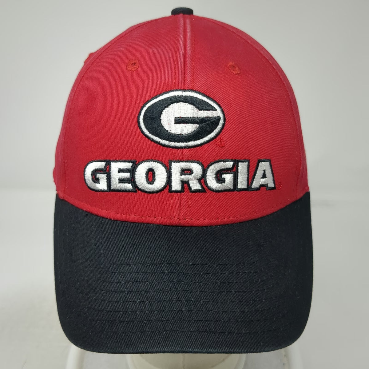 Georgia Bulldogs NCAA Fan Favorite Baseball Cap Red One Size Strapback Logo Hat