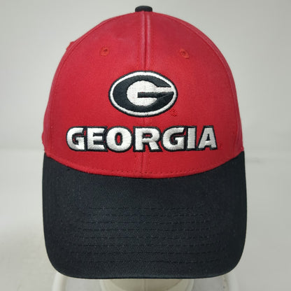 Georgia Bulldogs NCAA Fan Favorite Baseball Cap Red One Size Strapback Logo Hat