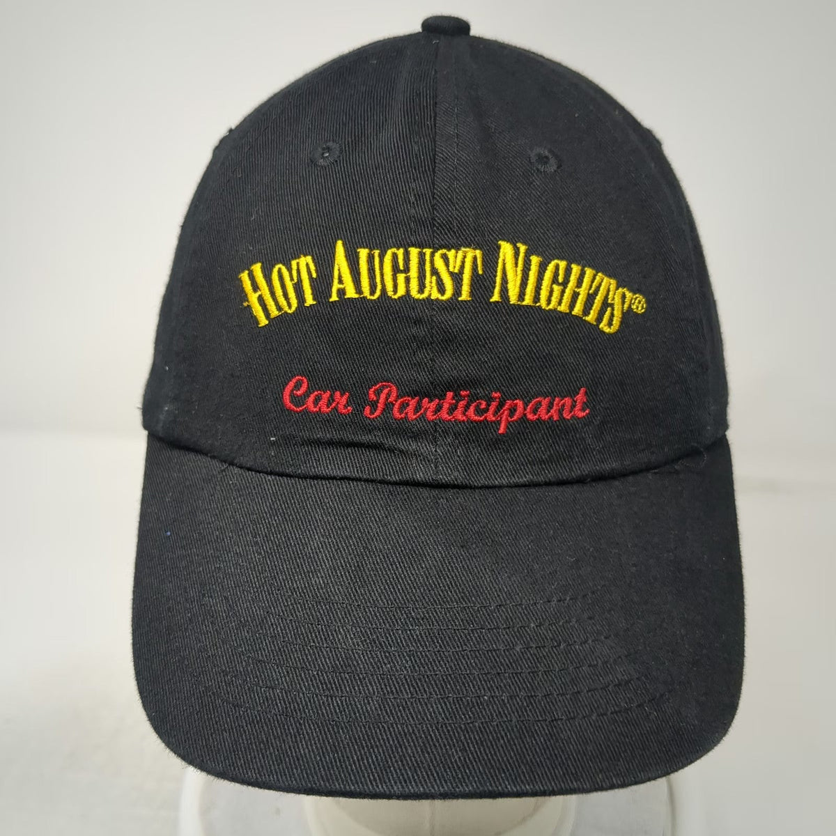 Hot August Nights 2012 Car Participant Reno Sparks NV Black Baseball Cap OSFM