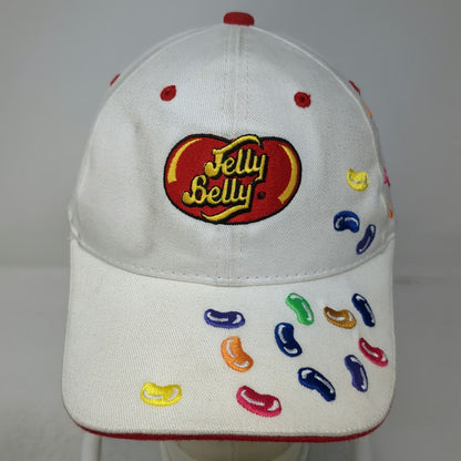 Town Talk Baseball Cap White One Size Jelly Belly Embroidered Candy Beans Hat