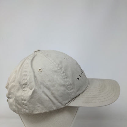 Nike Golf Slideback Hat Tan OSFA Embroidered Adjustable Vent Holes