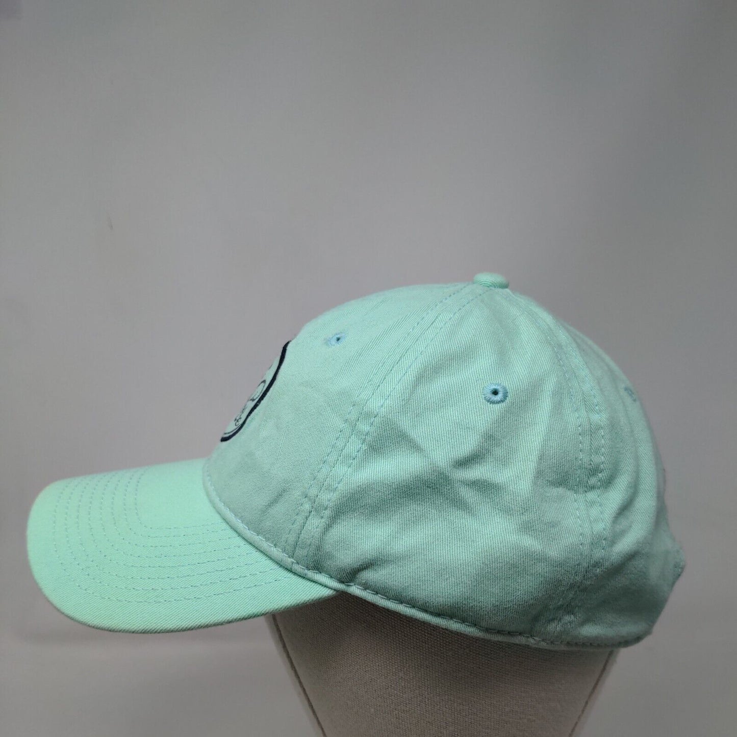 Salt Life Strapback Hat Green OSFM Adjustable Embroidered 6 Panel Cotton