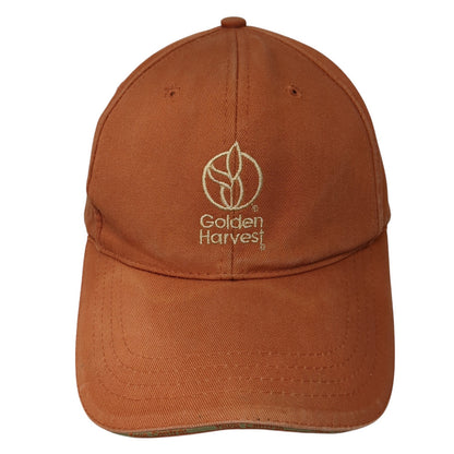 Golden Harvest Take Control Baseball Cap Orange One Size Adjustable 6 Panel