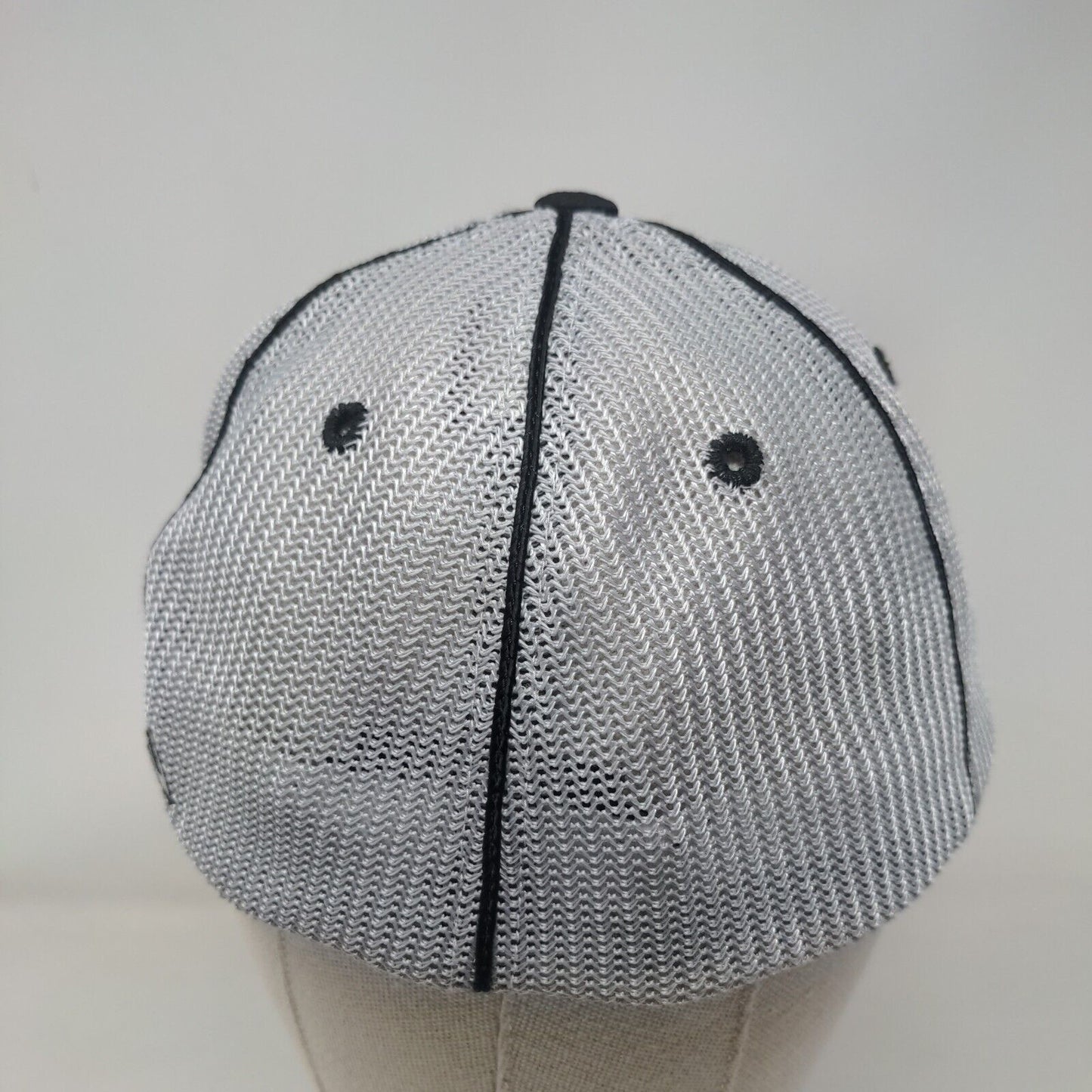 IGH Fitted Trucker Hat Gray L/XL Embroidered Pro Model Mesh Pacific Headwear