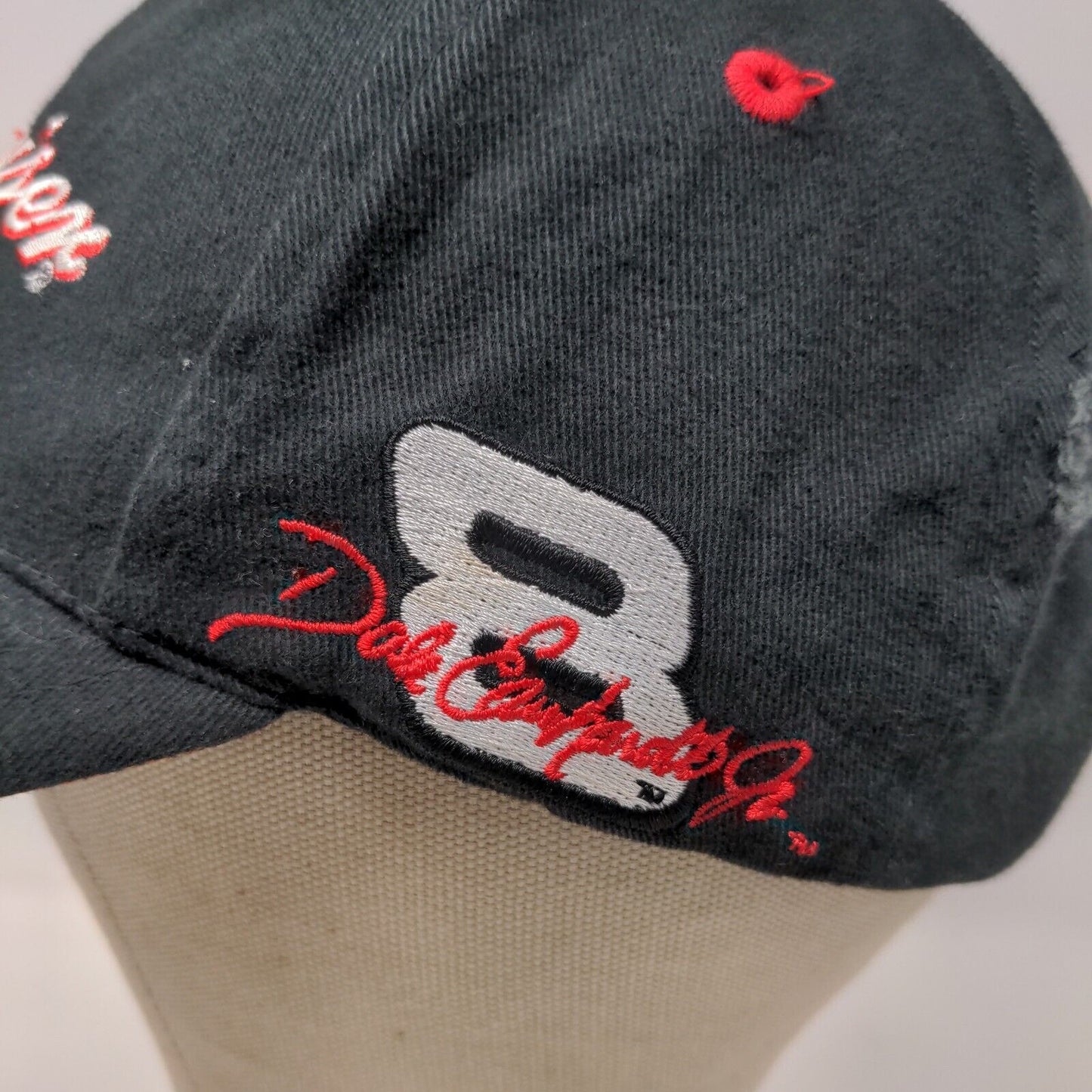 Chase Authentics Men's Strapback Hat Black Dale Earnhardt Jr Budweiser #8 Logo