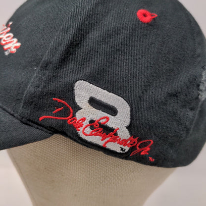 Chase Authentics Men's Strapback Hat Black Dale Earnhardt Jr Budweiser #8 Logo