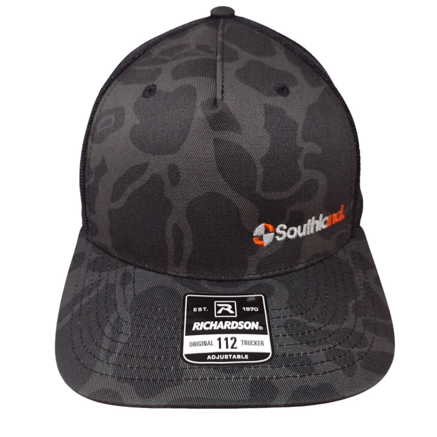 Southland Idaho Snapback Trucker Hat Multicolor OSFA Camo Mesh Back
