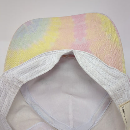 Cat Face Ears Kids Strapback Hat Ponytail Multi OSFA Tie Dye Ponyflo