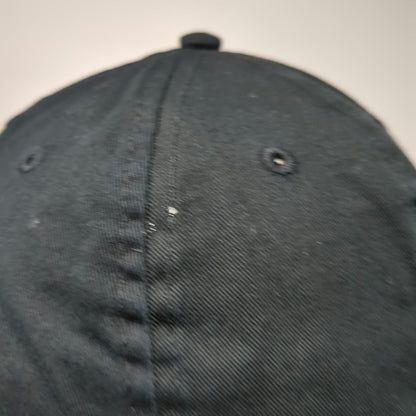 Dunkin' Baseball Cap Black One Size Cotton Embroidered Logo Strapback Hat