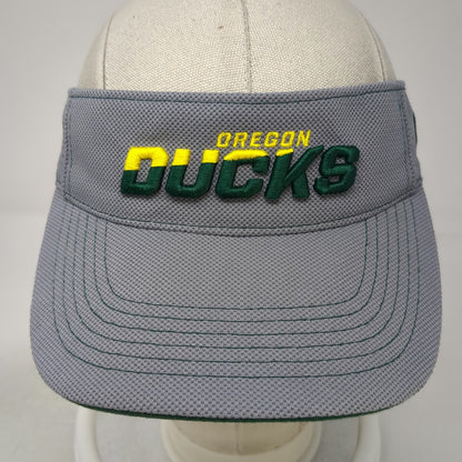 Oregon Ducks Russell NCAA Visor Gray Yellow Green One Size Mesh Adjustable Hat