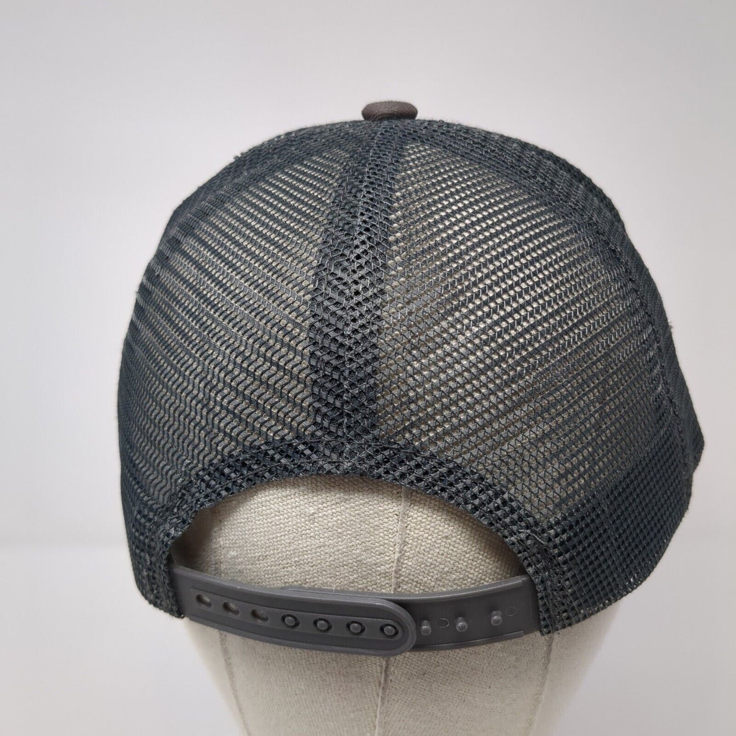 Panther Patch Snapback Trucker Hat Gray One Size Mesh Back Adjustable