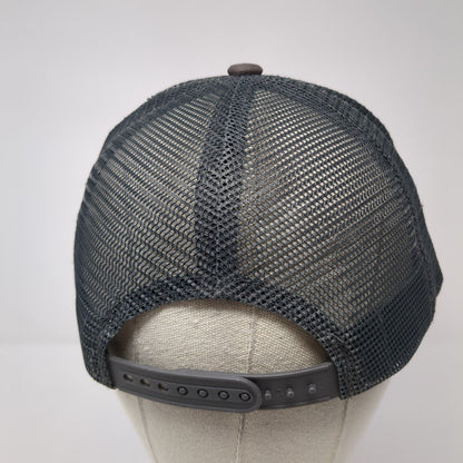 Panther Patch Snapback Trucker Hat Gray One Size Mesh Back Adjustable