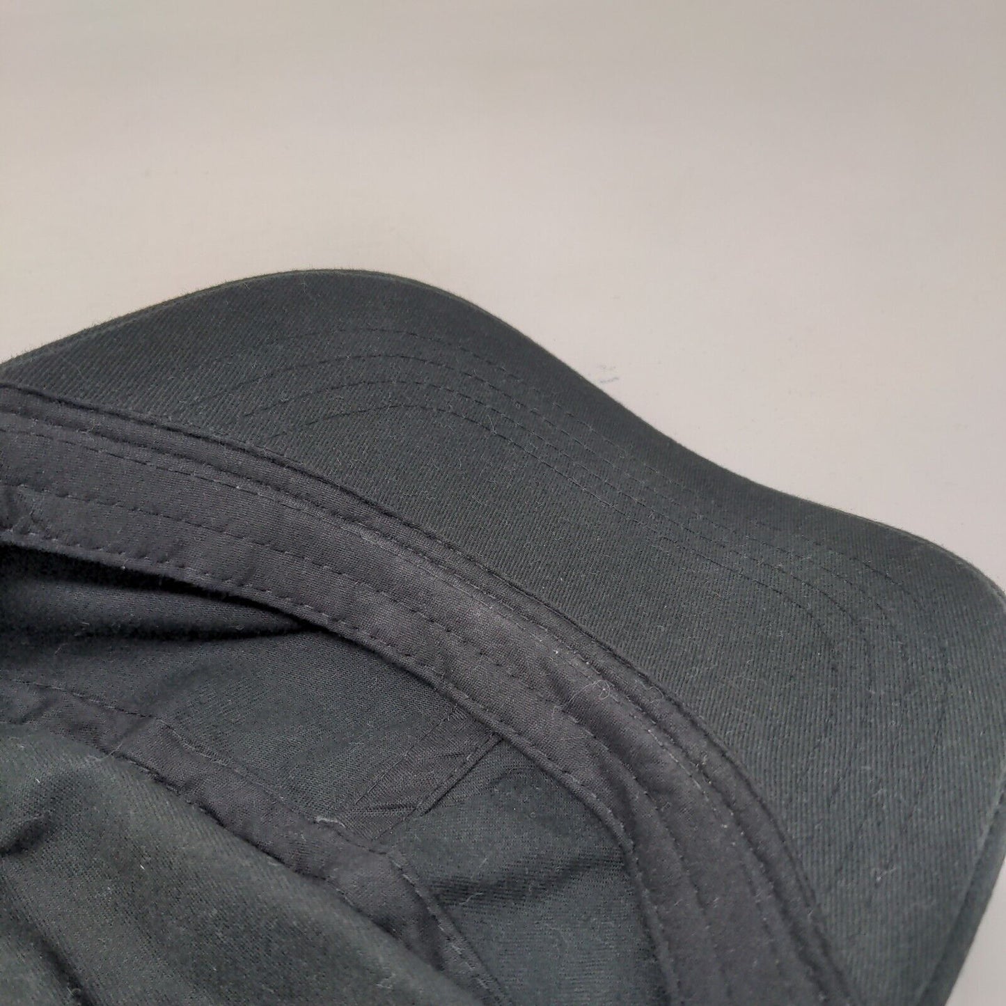 WWB 2015 Strapback Cadet Army Cap Black One Size Adjustable Lightweight Cotton