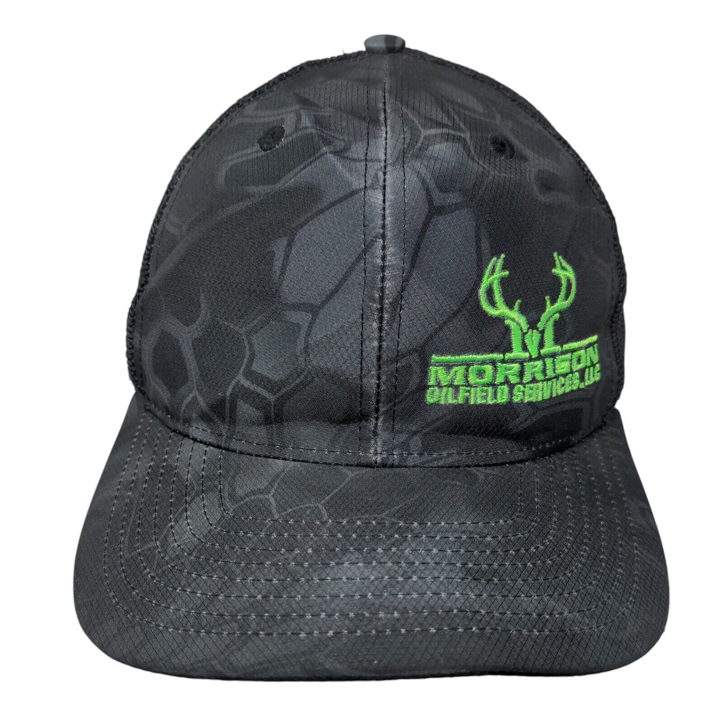 Morrison Oilfield Services Snapback Mesh Back Trucker Hat Multi One Size