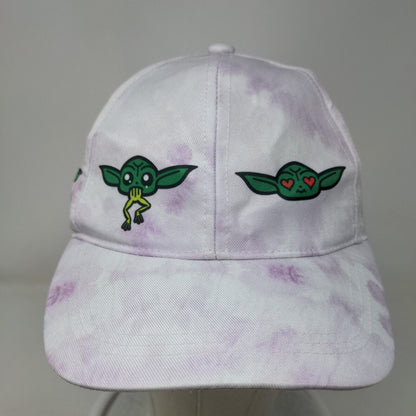 Baby Yoda Grogu Strapback Hat Multicolor One Size Tie Dye Star Wars