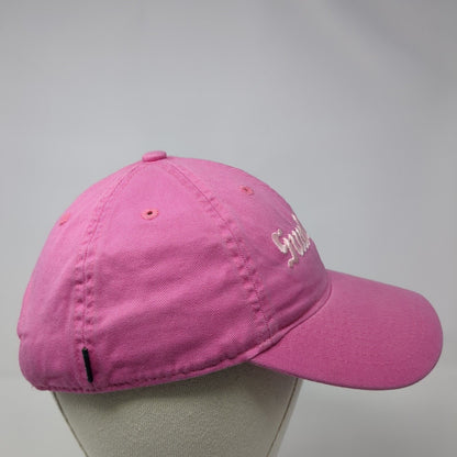 Sun Valley Slideback Hat Pink One Size Adjustable Embroidered Legacy
