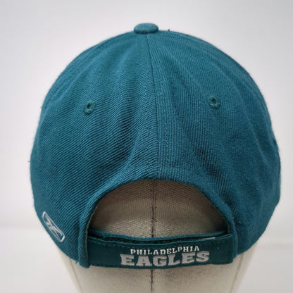 Reebok NFL Philadelphia Eagles Hat Green White Black Silver One Size Strapback