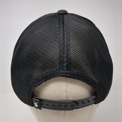 Drink More Coffee Snapback Trucker Hat Black One Size Adjustable Mesh Back Rope