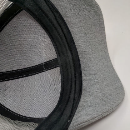 Billabong Snapback Trucker Hat Gray One Size Adjustable Mesh Back 6 Panel