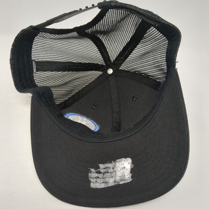 D.E.A. MMXVII Snapback Trucker Hat Black One Size Mesh Back Richardson