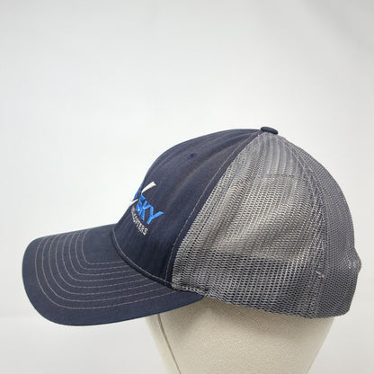 Blue Sky Helicopters Snapback Trucker Hat Blue One Size Adjustable Richardson