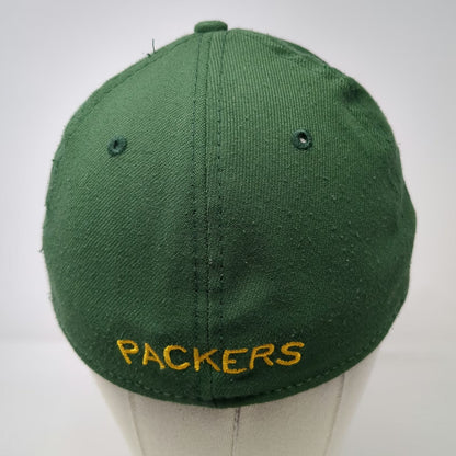 New Era Baseball Cap Green M NFL Packers GB Patch Stretch Fit 39THIRTY Hat