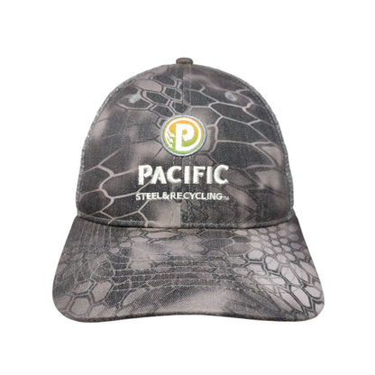 Pacific Steel & Recycling Strapback Mesh Back Trucker Hat Multi One Size