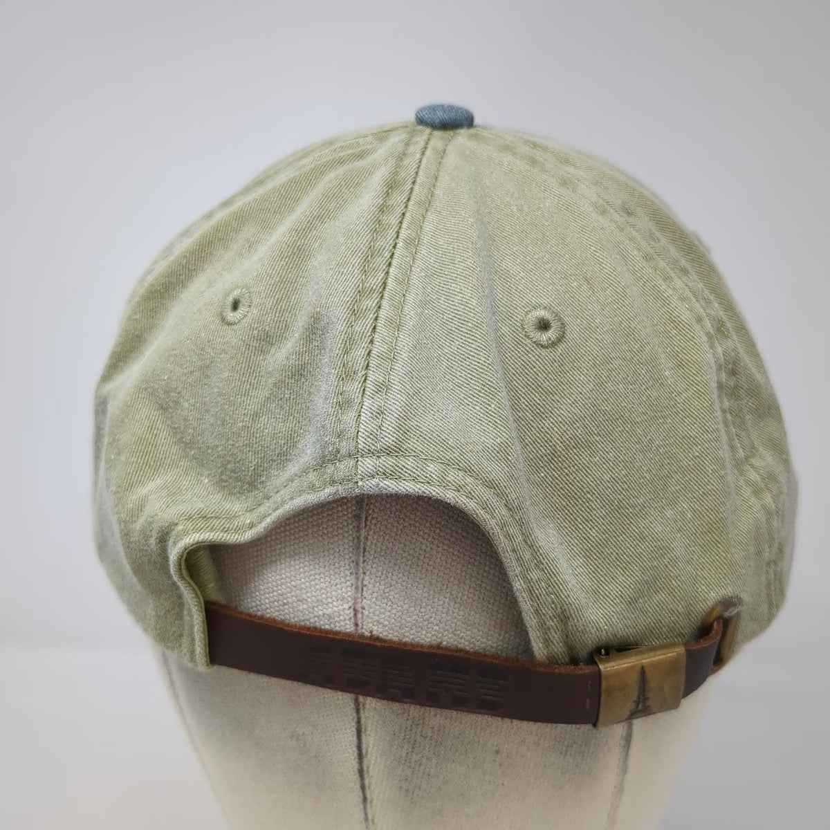 Adams Baseball Cap Green Blue One Size Marlinspike Magazine Sailing Ship Hat