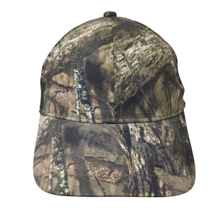Signatures Strapback Hat Camouflage One Size Adjustable Vented Holes Blank