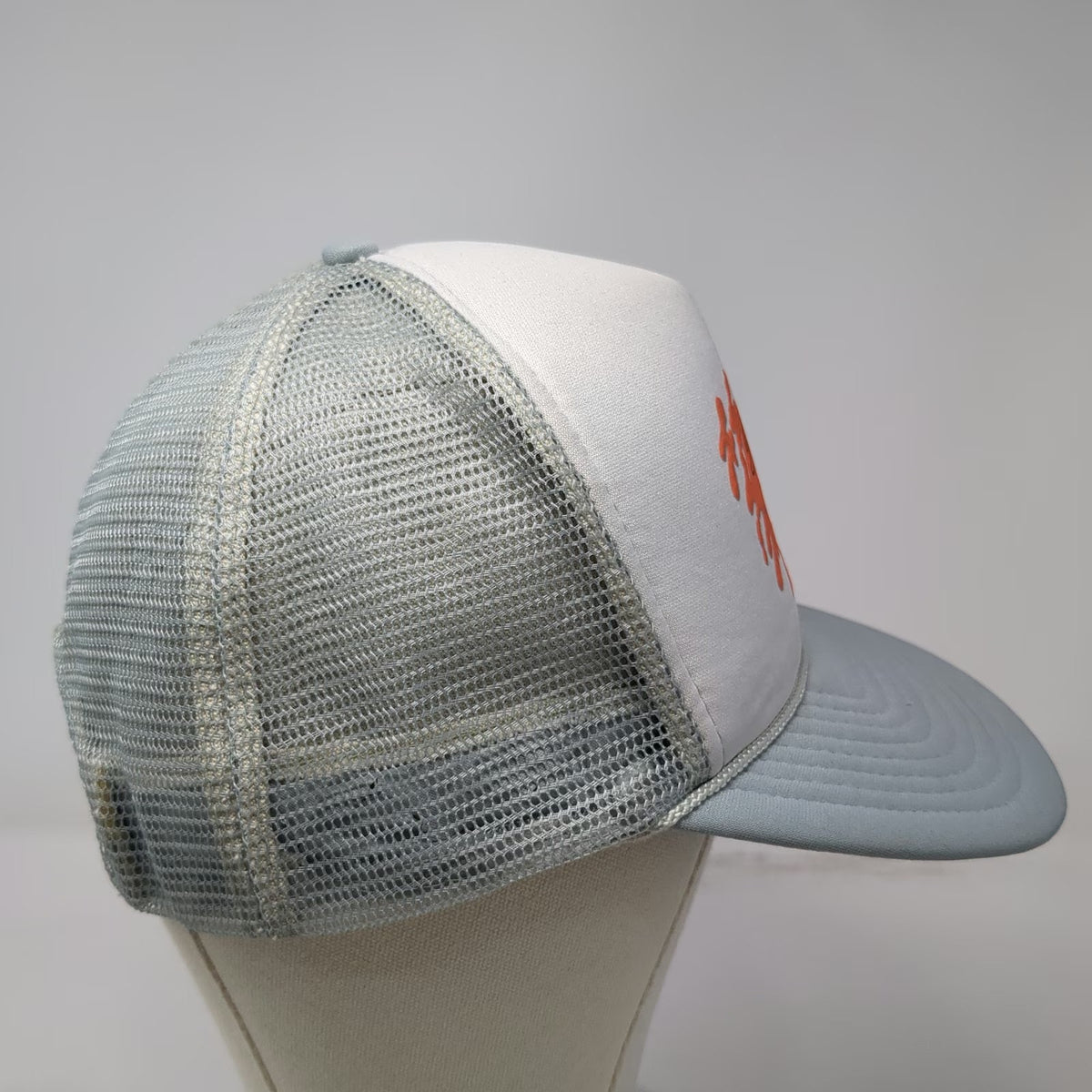 Mohr's Trucker Hat Gray One Size Service City Auto Paint Mesh Rope Snapback