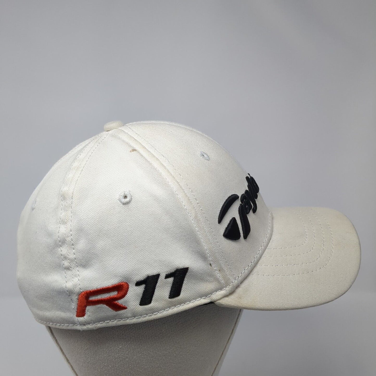 TaylorMade Penta Burner Fitted Golf Hat White S/M Embroidered Tmax Gear