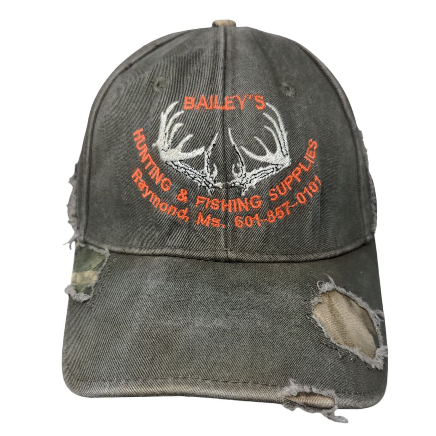 Bailey's Hunting & Fishing Supplies Strapback Hat Multi OSFM Outdoor Cap