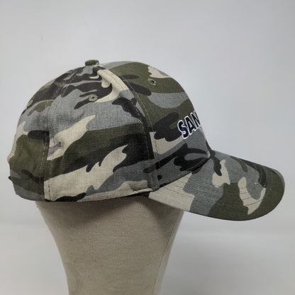 Saniflo Men's Strapback Camo Hat Adjustable Embroidered Logo