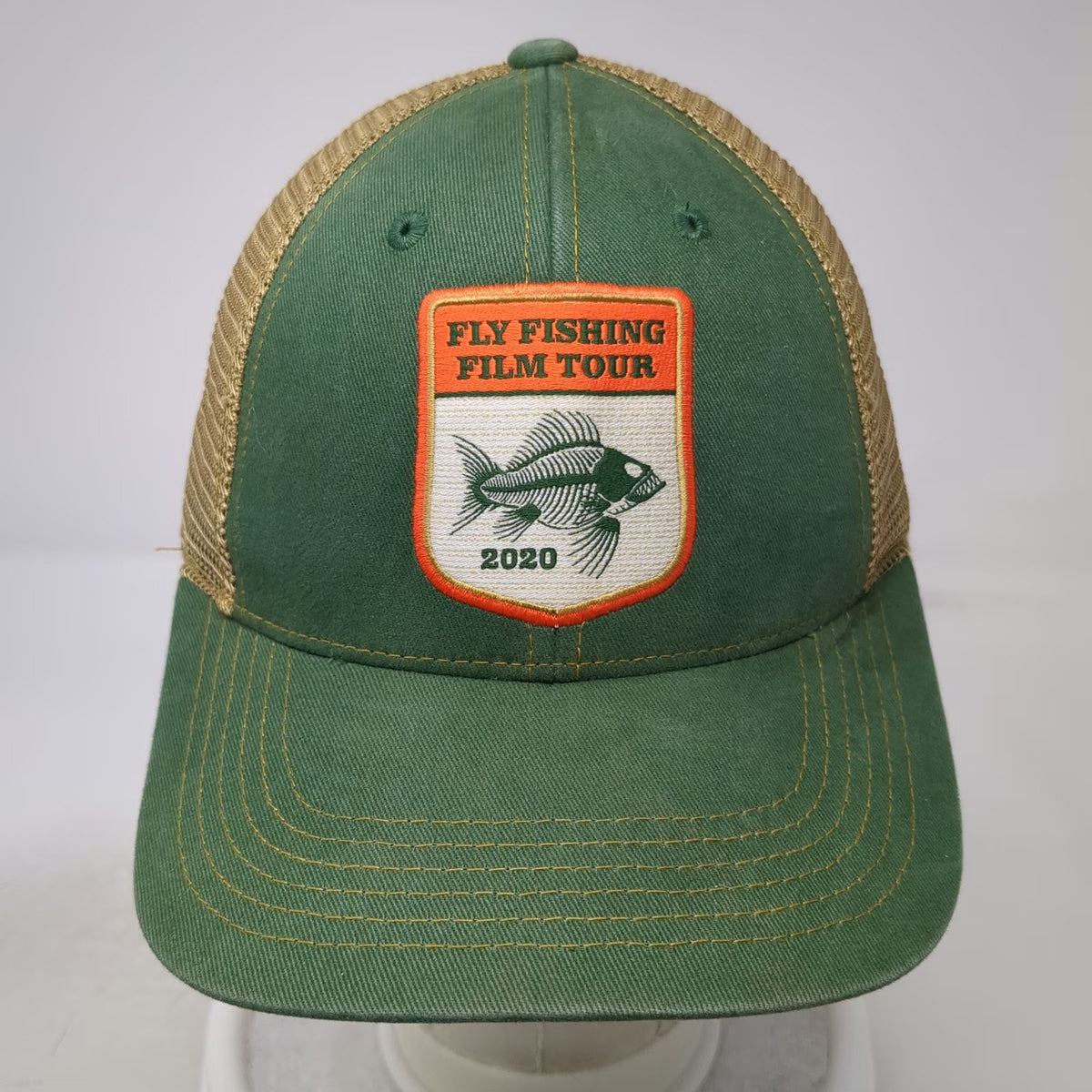 Costa Baseball Cap Green One Size Fly Fishing Film Tour 2020 Patch Mesh Hat