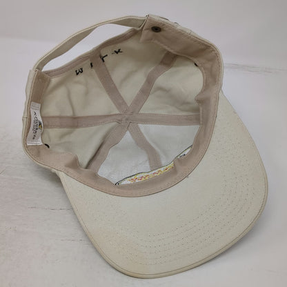 K-Products Sammy 2000 Milk Bottle Baseball Cap Beige OS Hat Made USA Vintage
