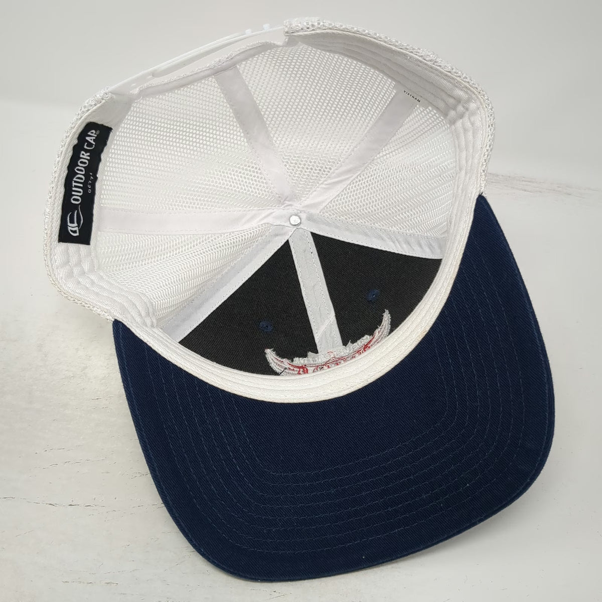 Outdoor Cap Trucker Hat Blue One Size Coeur D'Alene Hockey Academy Mesh Snapback